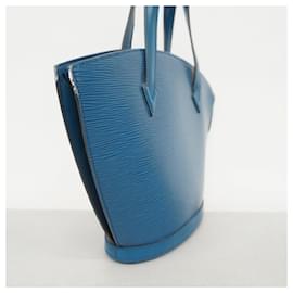 Louis Vuitton-Sac à main Epi Saint Jacques de Louis Vuitton-Bleu