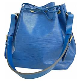 Louis Vuitton-Sac à épaule Petit Noé Epi Louis Vuitton-Bleu
