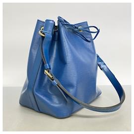 Louis Vuitton-Sac à épaule Petit Noé Epi Louis Vuitton-Bleu