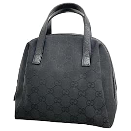 Gucci-Sac à main Gucci GG Canvas 124542-Noir