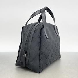 Gucci-Sac à main Gucci GG Canvas 124542-Noir