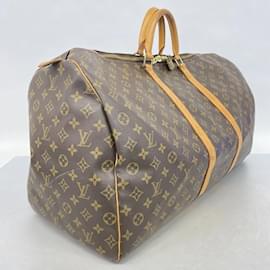 Louis Vuitton-Sac Boston Keepall 60 Monogram Louis Vuitton-Marron