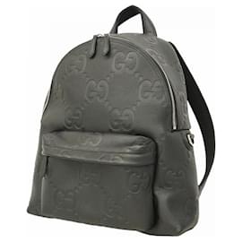 Gucci-Mochila de couro preto Gucci-Preto