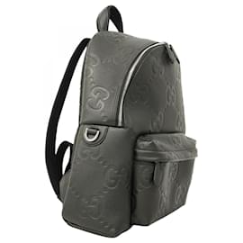 Gucci-Mochila de couro preto Gucci-Preto
