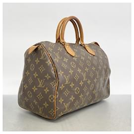 Louis Vuitton-Sac à main Louis Vuitton Monogram Speedy 30-Marron