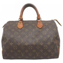 Louis Vuitton-Sac à main Louis Vuitton Monogram Speedy 30-Marron