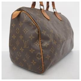 Louis Vuitton-Sac à main Louis Vuitton Monogram Speedy 30-Marron