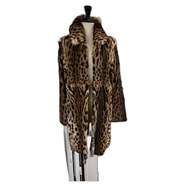 Emanuel Ungaro-Ocelot coat-Light brown