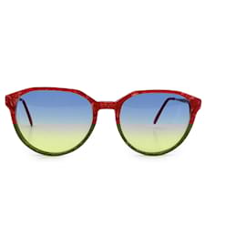 Yves Saint Laurent-Vintage Red Sunglasses PERSEPHONE 56/17 130mm-Red