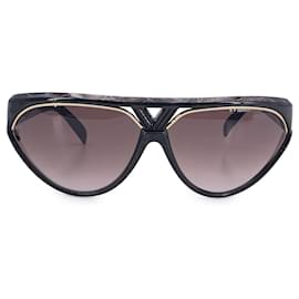 Yves Saint Laurent-Vintage Brown Sunglasses Champs Elysees 8961-1-Brown