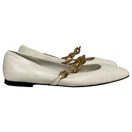 Sapatilhas Diamond Tilda da Jimmy Choo em couro branco Branco Cru