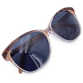 Yves Saint Laurent-Vintage White Sunglasses with Black Lens 58/14-White