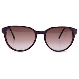 Yves Saint Laurent-Vintage Burgundy Sunglasses PERSEPHONE 54/17 130mm-Dark red