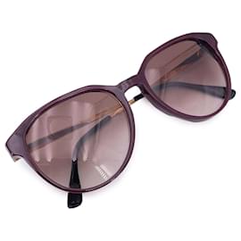 Yves Saint Laurent-Vintage Burgundy Sunglasses PERSEPHONE 54/17 130mm-Dark red