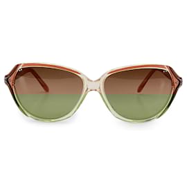 Yves Saint Laurent-Vintage Yellow and Orange Sunglasses MENELAS 57/13-Yellow