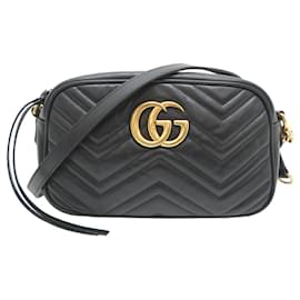 Gucci-Gucci GG Marmont Women's Shoulder Bag-Black