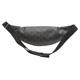 Céline-Celine Men's Body Bag PVC Triomphe-Brown,Black