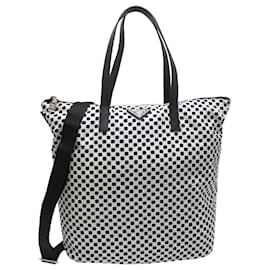 Prada-Prada 2WAY Women's Tote Bag-White,Blue