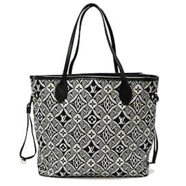 Louis Vuitton-Louis Vuitton Neverfull MM Tote Bag-Black