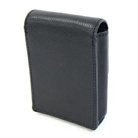 Chanel-Chanel Black Leather Cigarette Case-Black