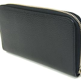 Gucci-Gucci Round Long Wallet-Black