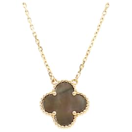Van Cleef & Arpels-Van Cleef & Arpels Alhambra Necklace-Brown,Golden