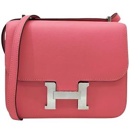 Hermès Hermes Constance Mini 18 Schultertasche Pink