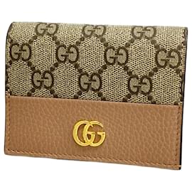 Gucci-Gucci GG Marmont Leather Wallet-Brown