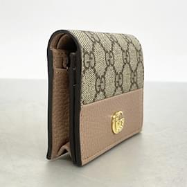 Gucci-Gucci GG Marmont Leather Wallet-Brown