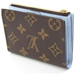 Louis Vuitton-Louis Vuitton Bi-fold Wallet in Blue Olympe-Blue
