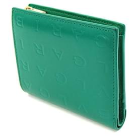 Bulgari-Bvlgari Bi-fold Wallet Infinitum 293146-Green