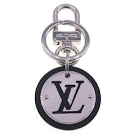 Louis Vuitton-Louis Vuitton Keychain Portocle LV Circle-Black,Silvery