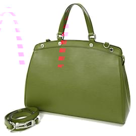 Louis Vuitton-Louis Vuitton Epi Leather Handbag-Red