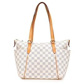 Louis Vuitton-Louis Vuitton White Damier Azur Totally PM-White