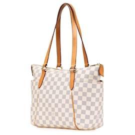 Louis Vuitton-Louis Vuitton White Damier Azur Totally PM-White