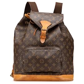 Louis Vuitton-Louis Vuitton Brown Monogram Montsouris GM-Brown