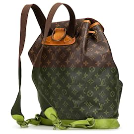 Louis Vuitton-Louis Vuitton Brown Monogram Montsouris GM-Brown