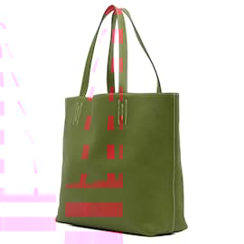 Hermès-Hermès Orange Clemence Double Sens 36-Other,Orange