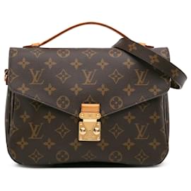 Louis Vuitton-Louis Vuitton Brown Monogram Pochette Metis-Brown