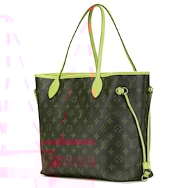 Louis Vuitton-Louis Vuitton Brown Monogram Neverfull MM-Brown
