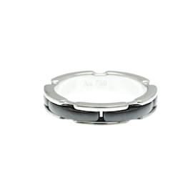 Chanel-Chanel Ultra Collection Band Ring-Black,White