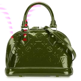 Louis Vuitton-Louis Vuitton Red Monogram Vernis Alma BB-Red