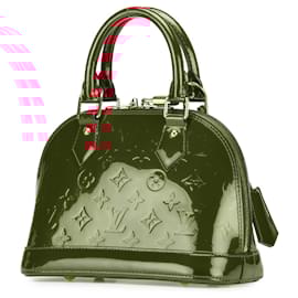 Louis Vuitton-Louis Vuitton Red Monogram Vernis Alma BB-Red