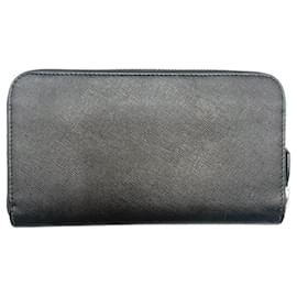 Prada-Prada Round Long Wallet-Black