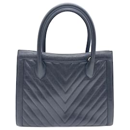 Chanel-Chanel V-Stitch Coco Ball Tote Bag-Black