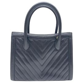 Borsa Tote Chanel V-Stitch Coco Ball Nero