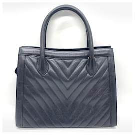 Chanel-Chanel V-Stitch Coco Ball Tote Bag-Black