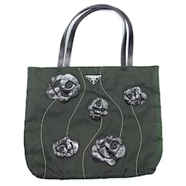 Prada-Prada Khaki Handbag B11256-Khaki