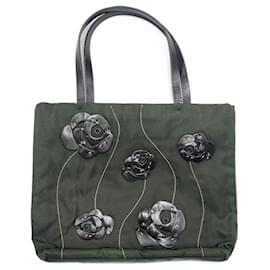 Prada-Prada Khaki Handbag B11256-Khaki