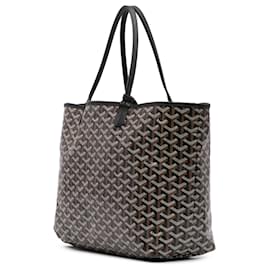 Goyard-Goyard Black Goyardine Saint Louis PM-Black